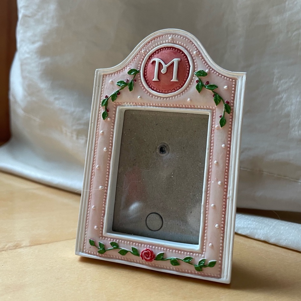 Monogram M Picture Frame with Stand and Magnet